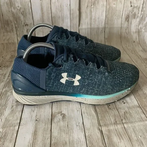Under Armour Womens Charged Bandit 3 1298664-918 Blue Running Shoes Sneakers 11 - Picture 1 of 9